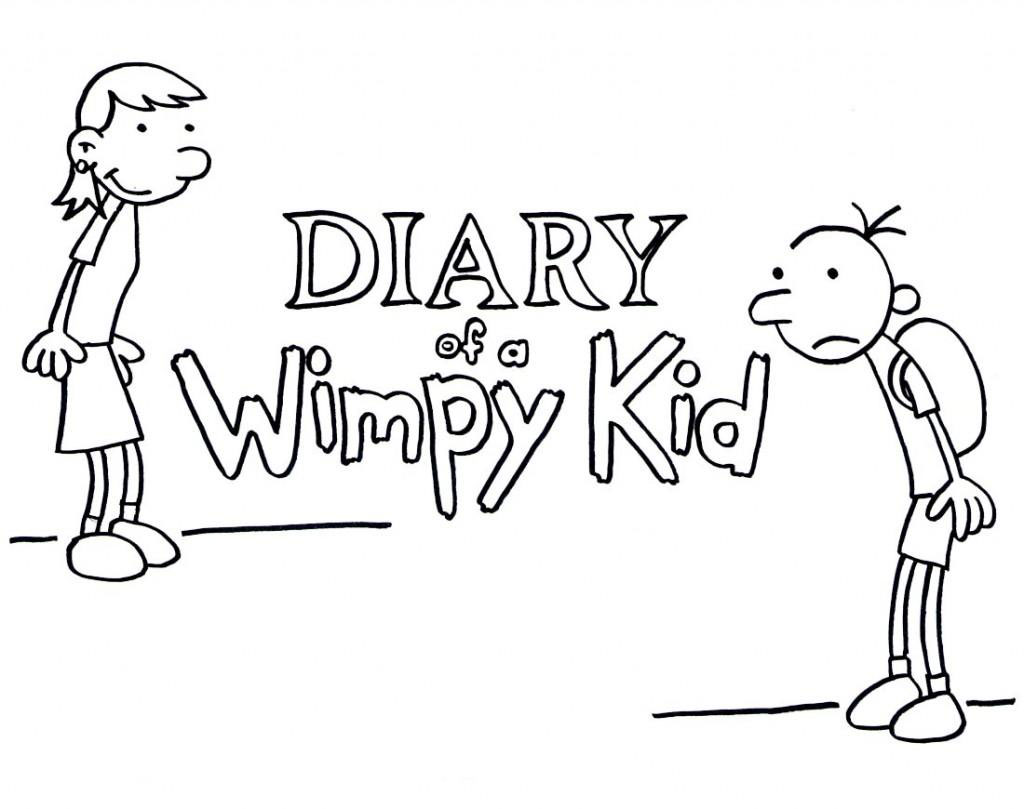 Diary Of A Wimpy Kid Coloring Pages - Coloring Home