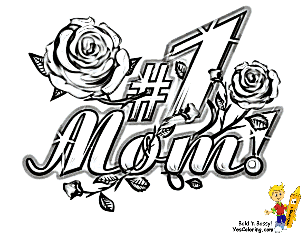 I Love You Mom Coloring Pages For Kids And For Adults Coloring Home