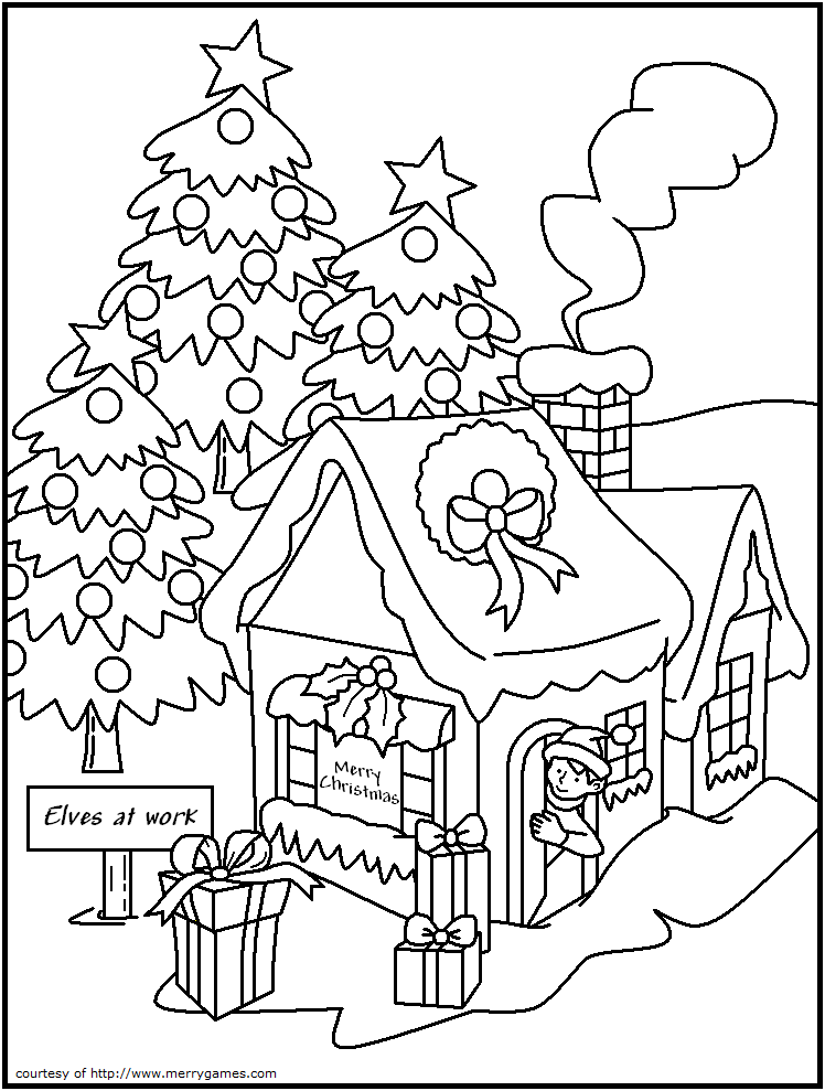 Free Christmas Coloring Pages For Adults - Coloring Home