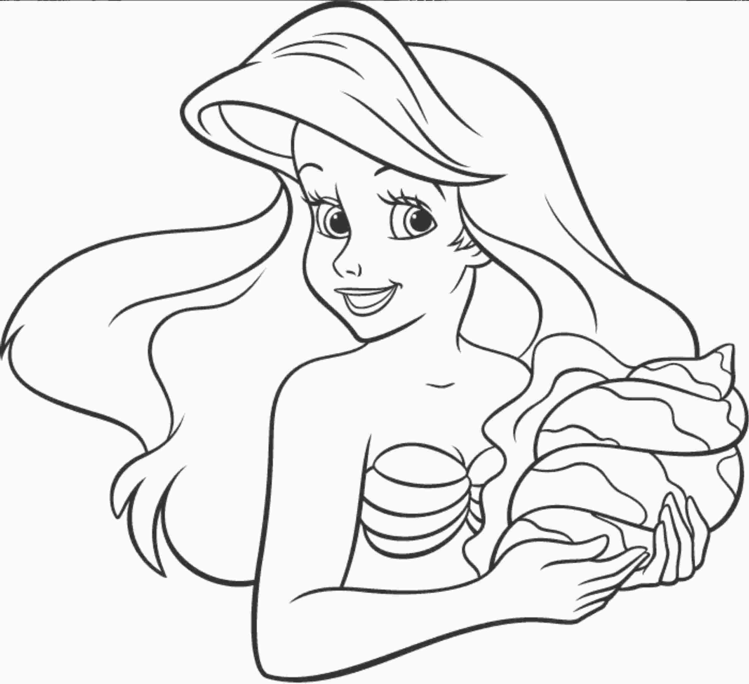 Coloring Pages Ariel Home Mermaid Kids Adults
