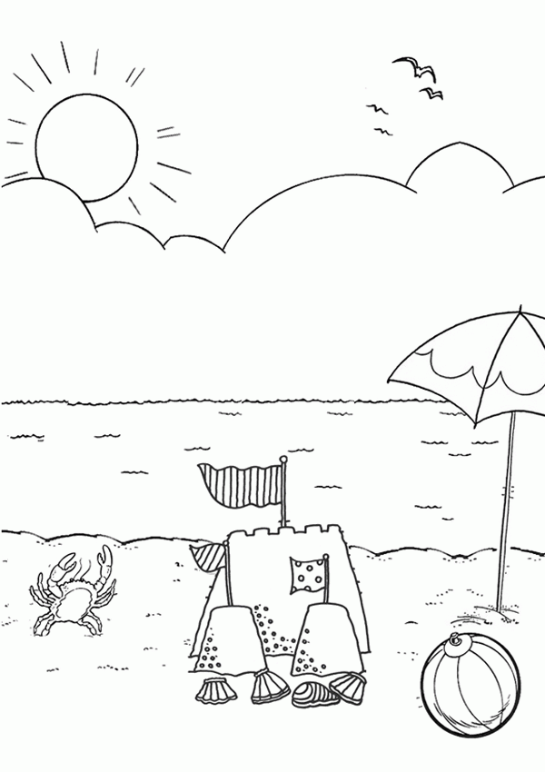 beach coloring pages coloring lab. beaches coloring pages. hula ...