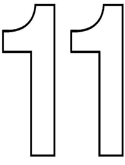 number-11-coloring-page-coloring-home-number-11-coloring-page-numero-once-el-numero-11-numeros