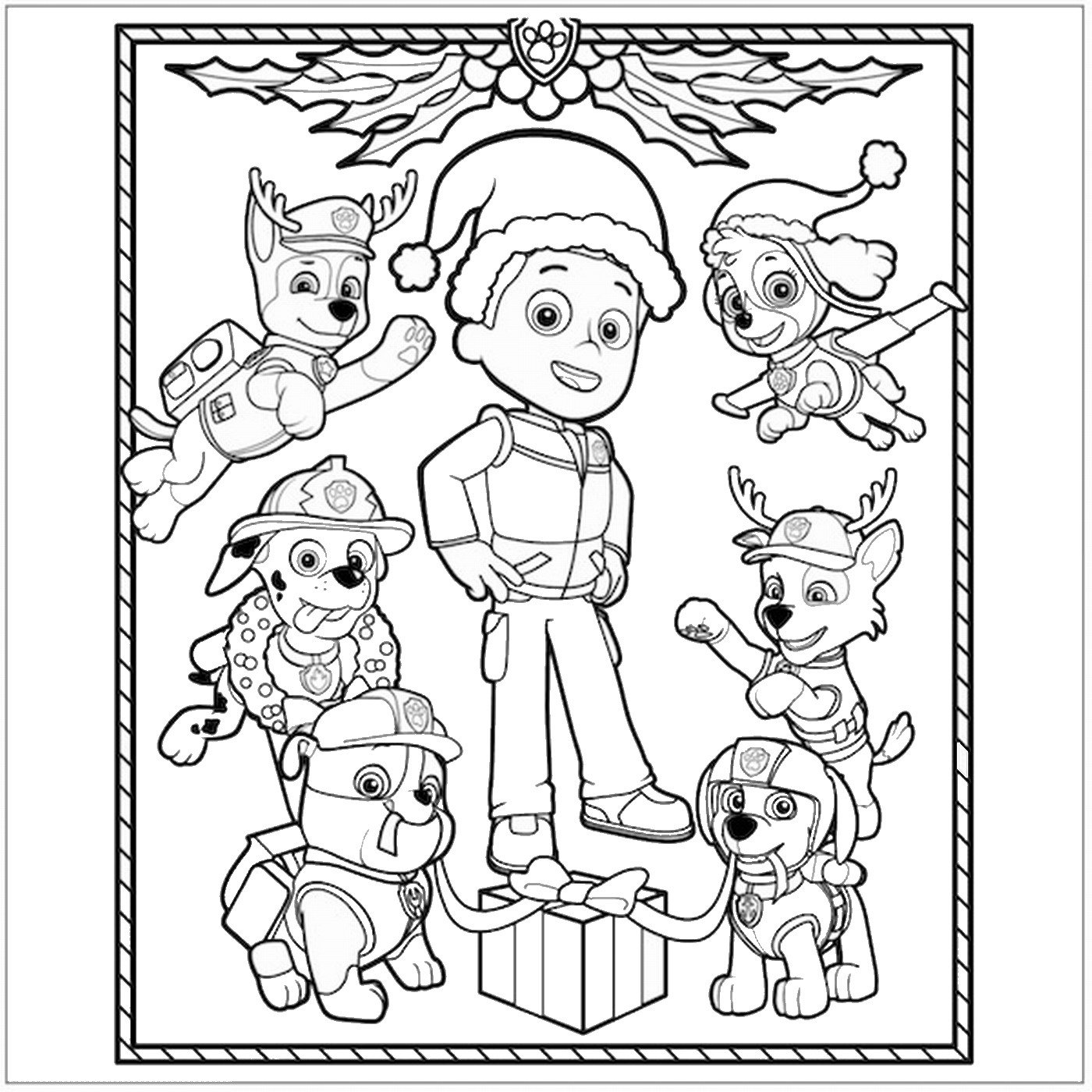 Paw Patrol Coloring Pages - Coloring Home