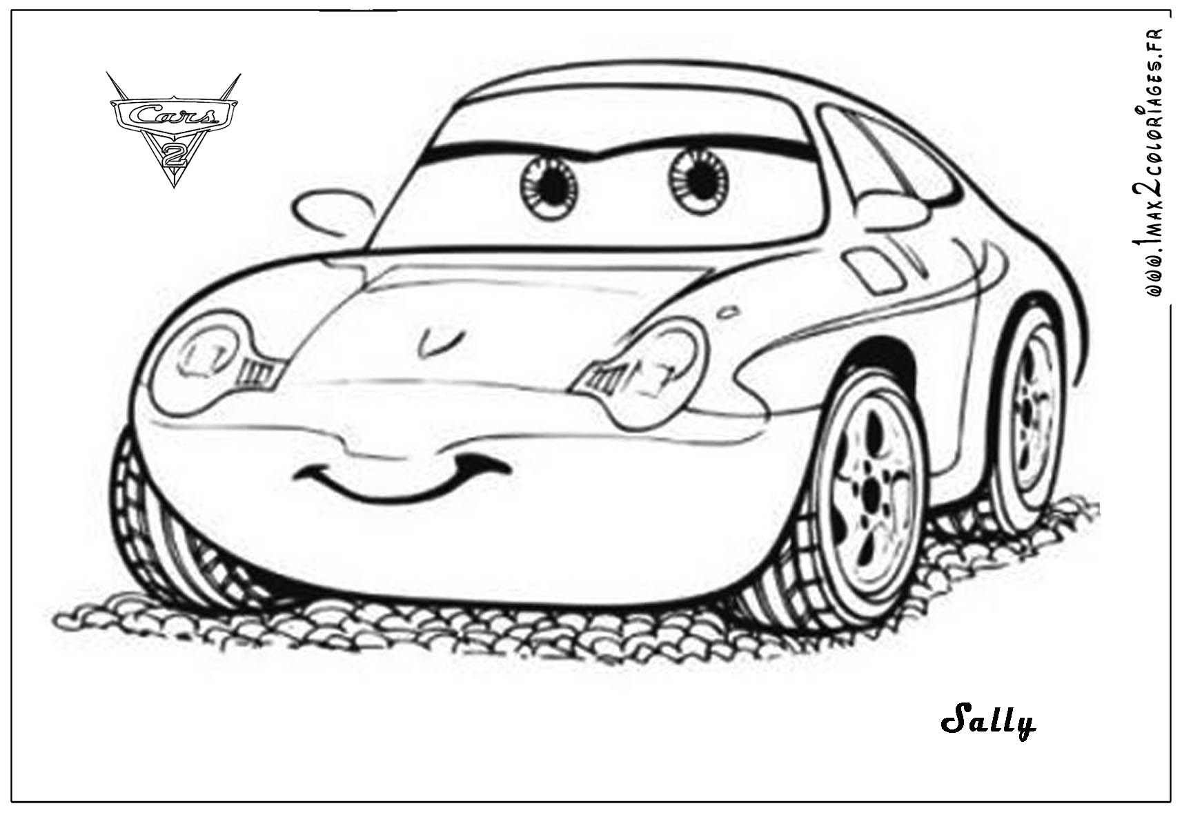 Cars 2 Color Pages Free High Quality Coloring Pages