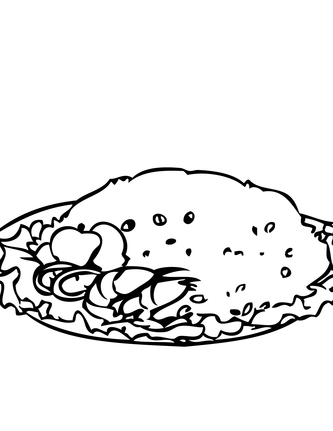 Rice clipart coloring page, Picture #3128626 rice clipart coloring page