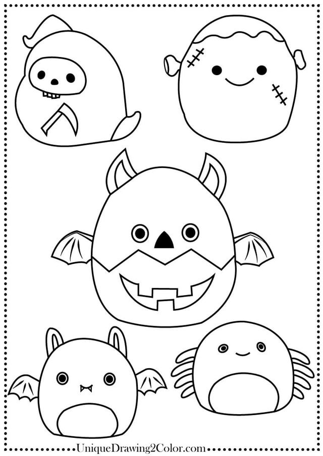 Squishmallow Coloring Pages : r ...