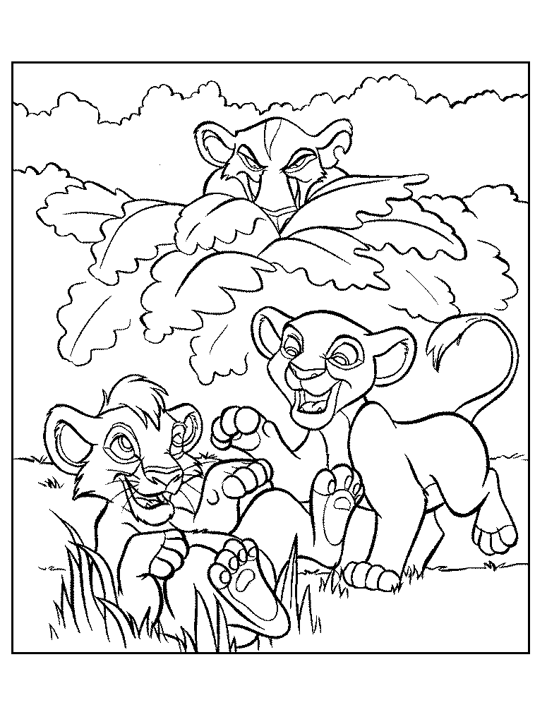 Disney The Lion King Coloring Pages - Coloring Home