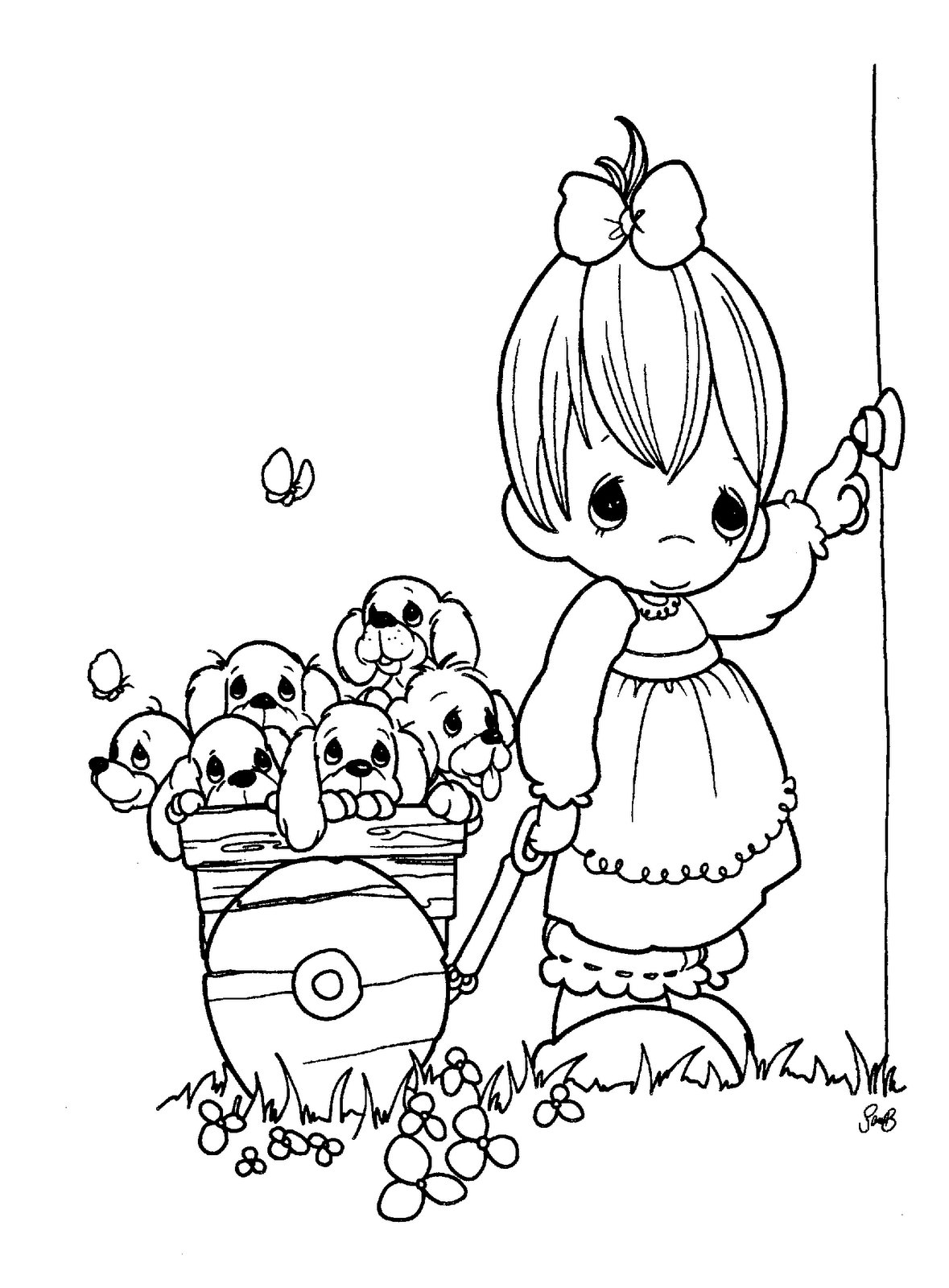 Precious Moments Animal Coloring Pages Coloring Home