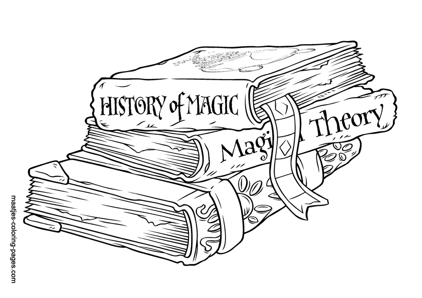 Harry Potter Coloring Pages Hogwarts Crest - Coloring Home