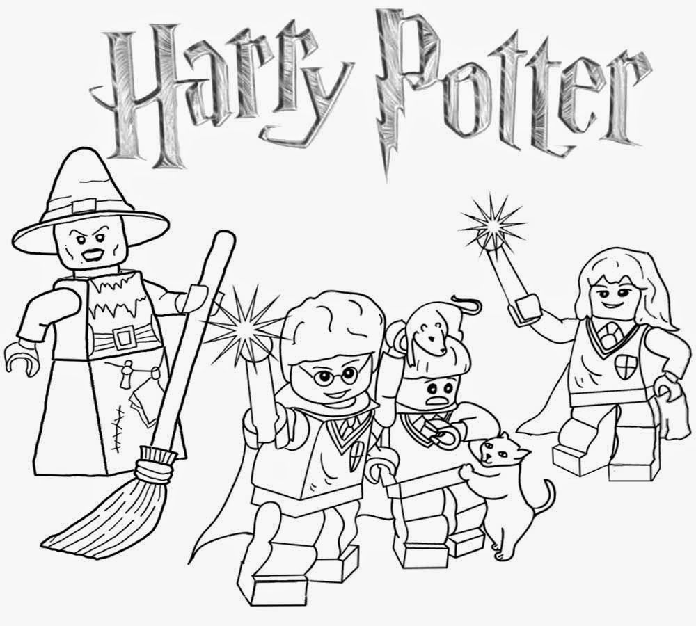 Lego Harry Potter Coloring Pages - Coloring Home