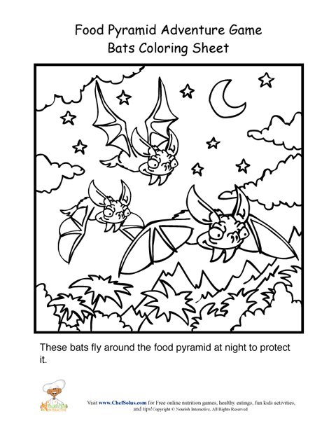 Food Pyramid Adventure Game Bats ...nourishinteractive.com