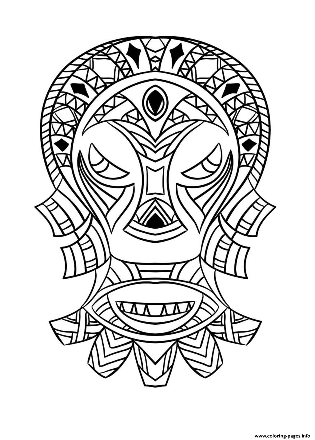 african mask coloring page. african colouring pages congo coloring ...