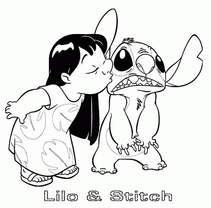 9 Pics Of Cute Lilo And Stitch Coloring Pages - Stitch Coloring