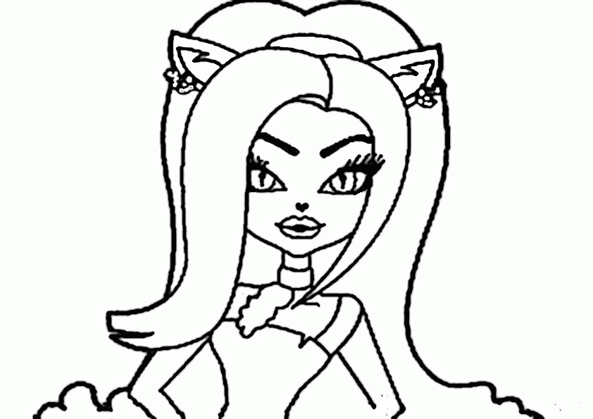 Catty Noir Coloring Pages Coloring Home