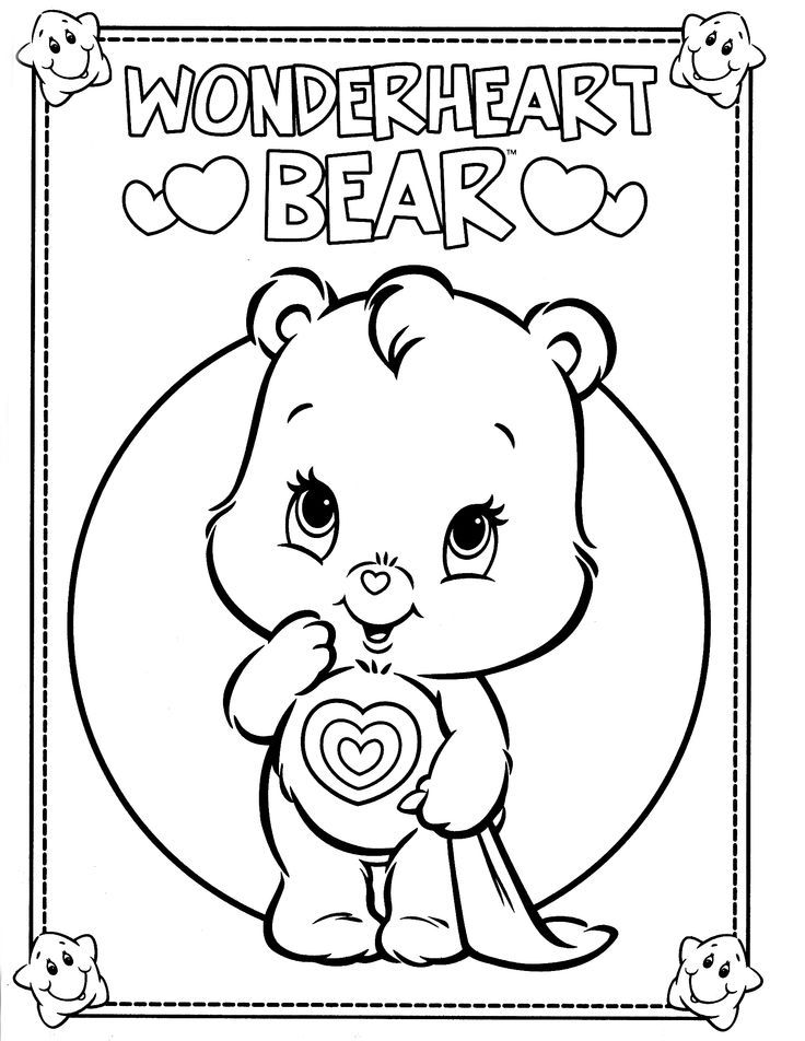 Care Bears Coloring Page | Care Bears & Cousins | Pinterest | Care