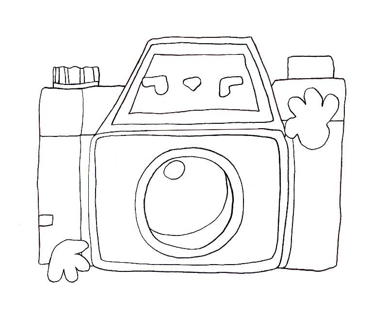 camera man coloring pages | Boys pages of KidsColoringPage.org ...