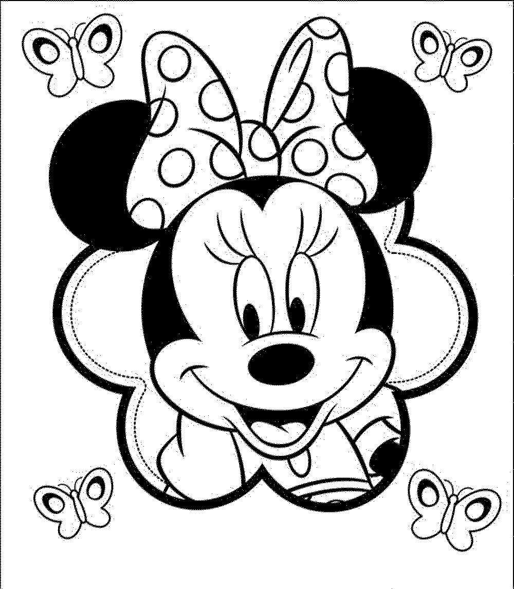 Baby Mini Mouse Coloring Pages Coloring Home