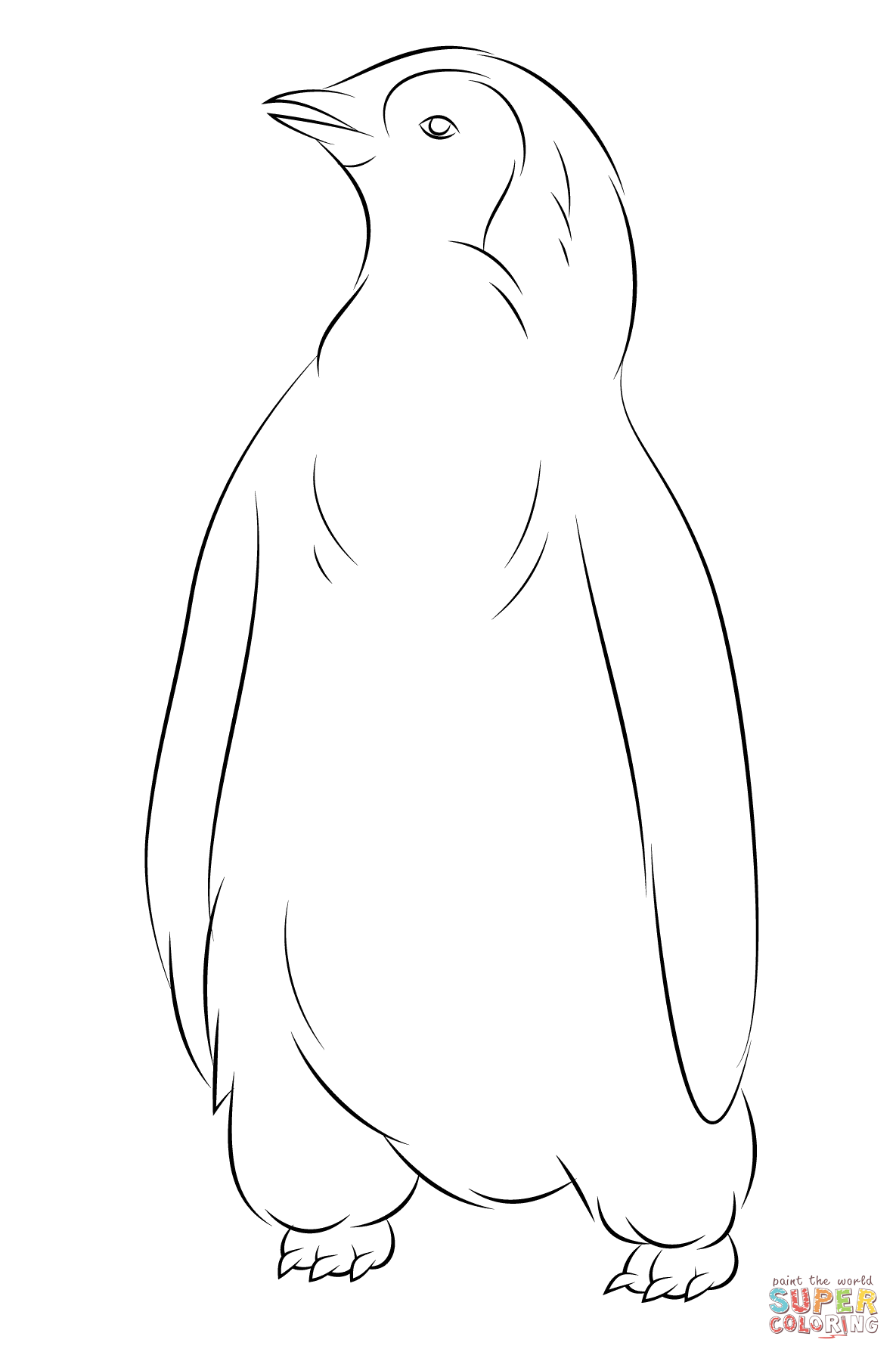 Cute Baby Penguin Coloring Pages   Coloring Home