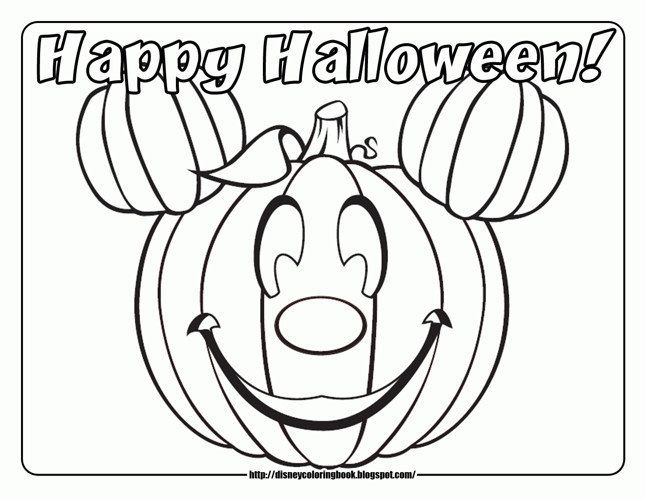Fall Halloween Coloring Pages - Coloring Page Photos