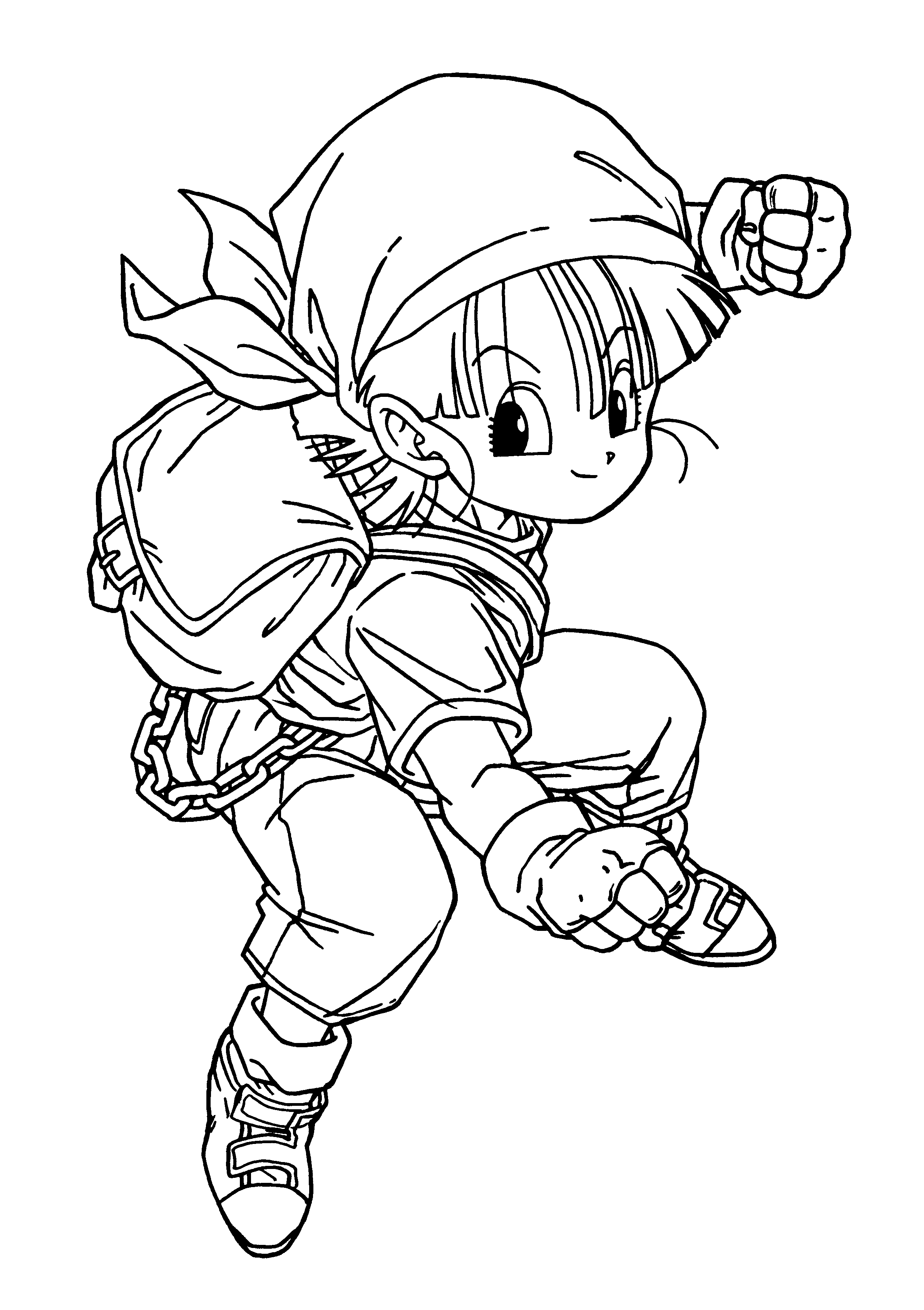 Dragon Ball Z Coloring Pages Boo - Coloring Home