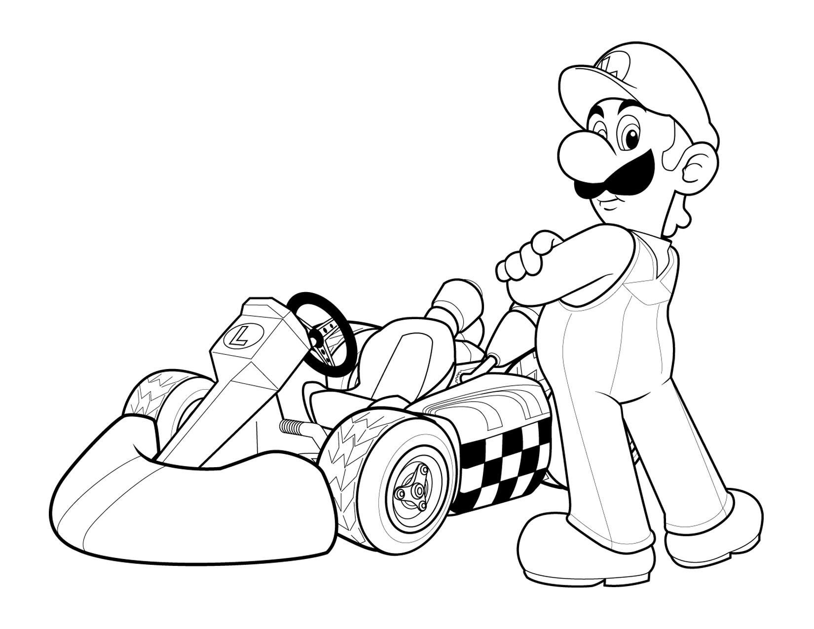 Mario Bros Coloring Pages To Print - High Quality Coloring Pages