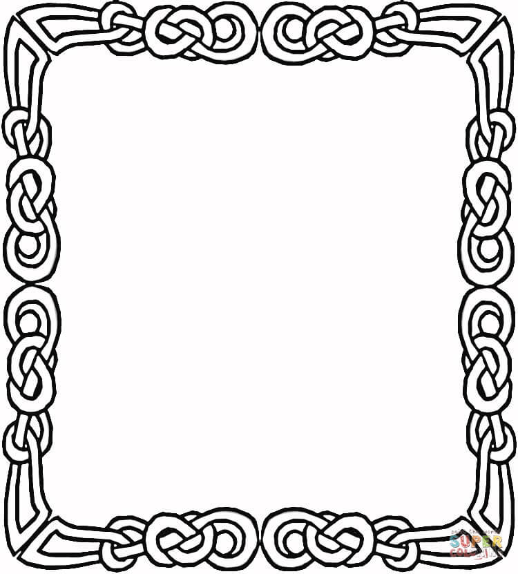 6 Best Images Of Frames Coloring Pages Printable - Frame Coloring