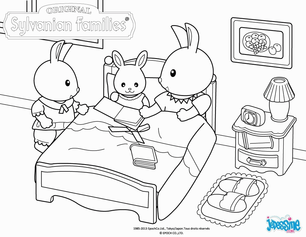 Calico Critters Coloring Page - Coloring Home
