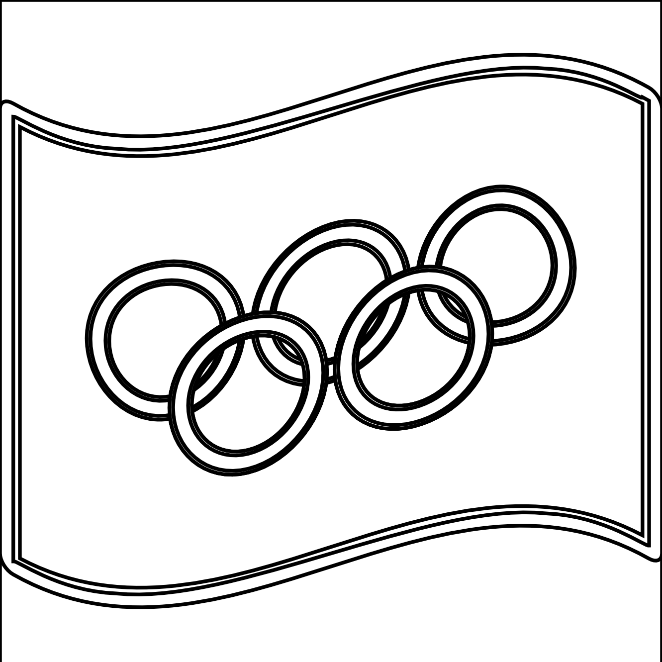 Winter Olympics Flags Coloring Pages Free Coloring Home