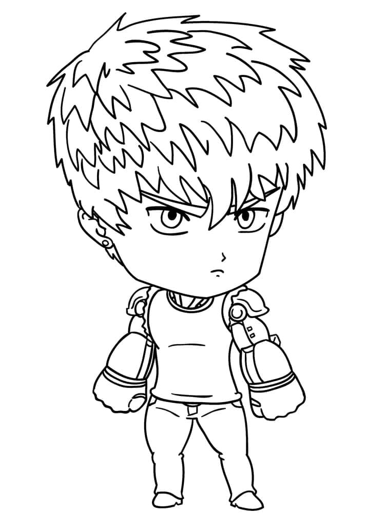 One-Punch Man Coloring Pages Printable ...