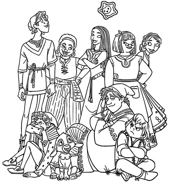 Coloring Pages Wish