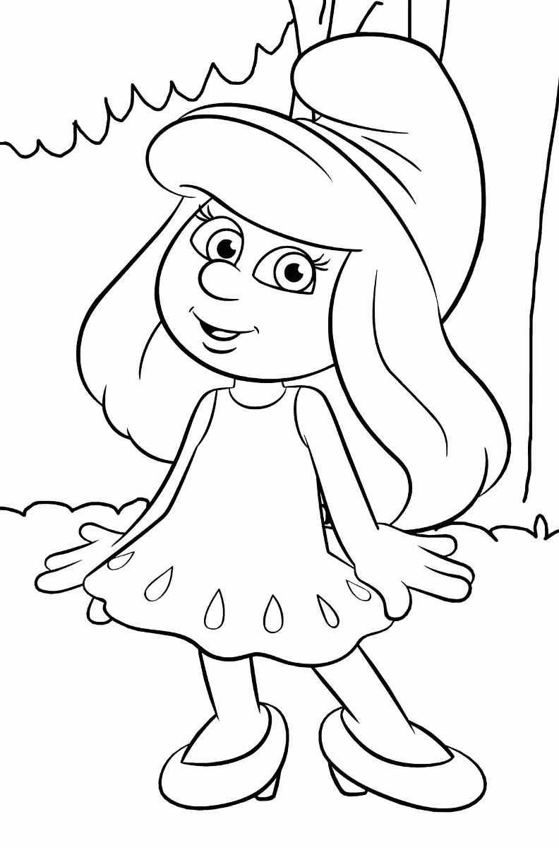 Pictures of Smurfs Coloring Pages — Coloring Page