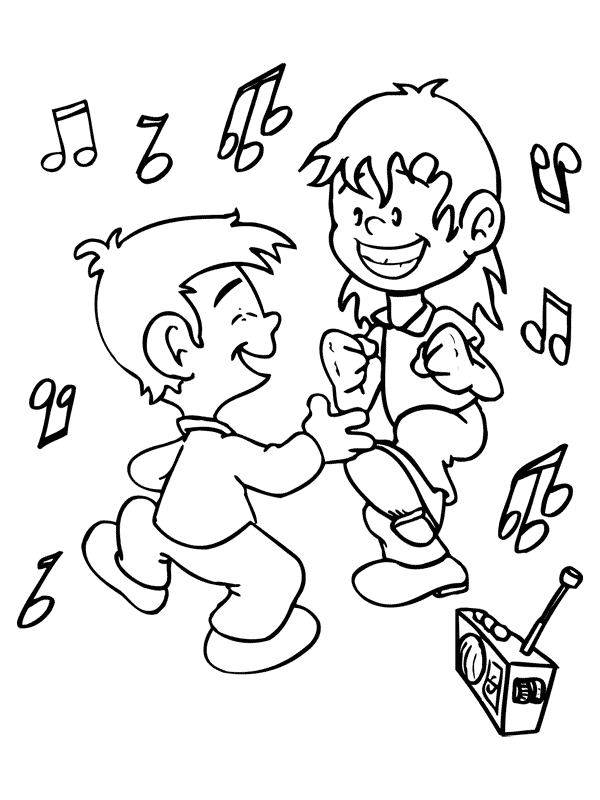 Dance Coloring Pages - Best Coloring Pages For Kids