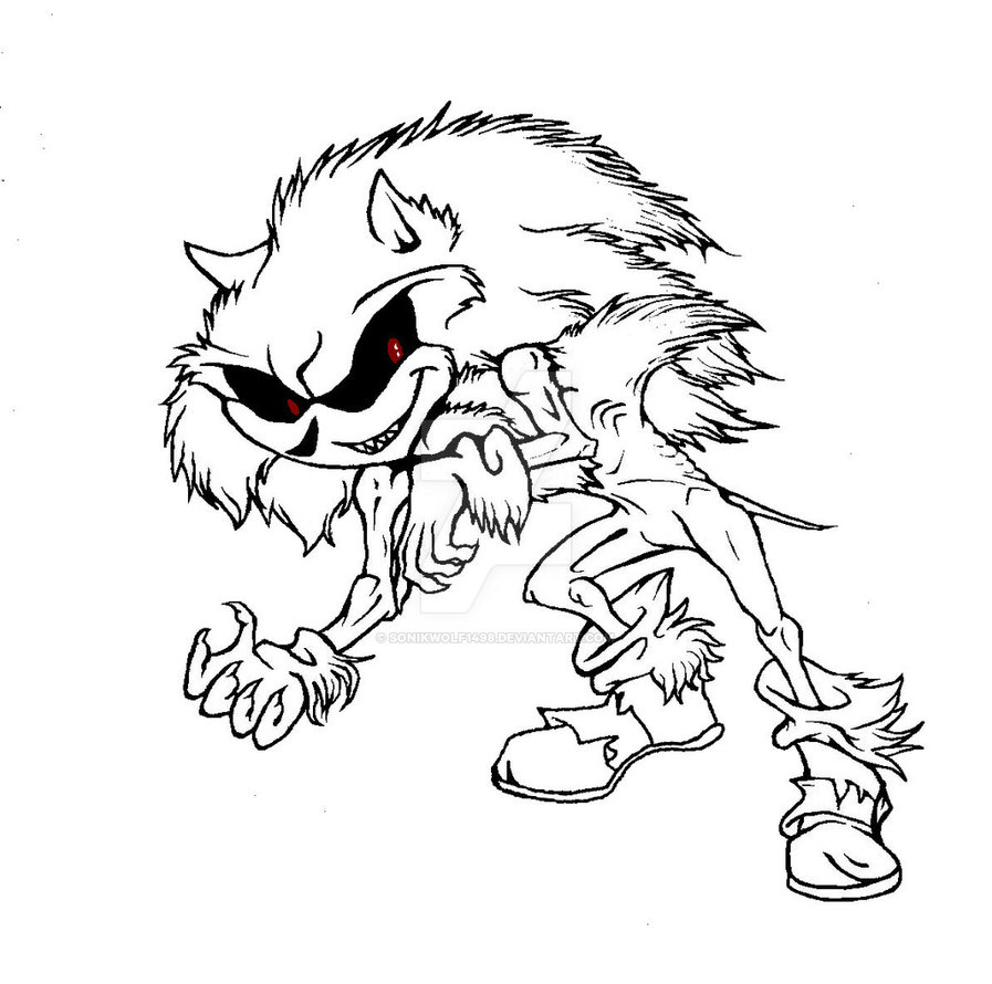 Printable Sonic Exe Coloring Pages Printable World Holiday