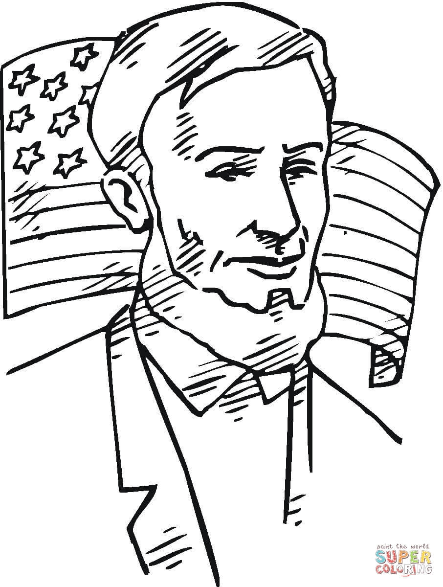 Abraham Lincoln Coloring Pages Printable Coloring Home