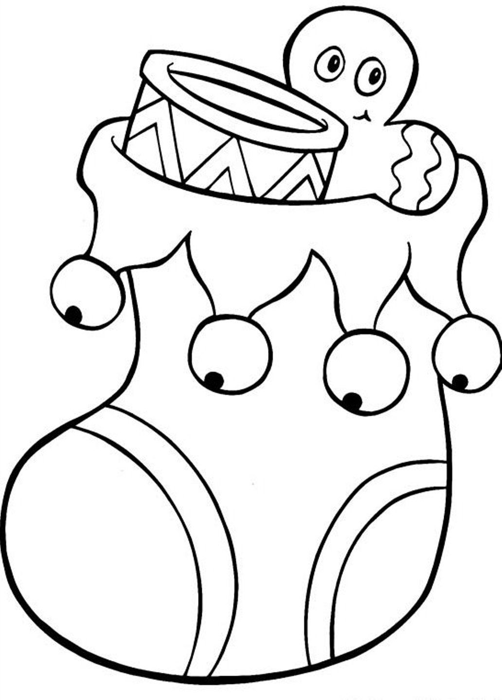 Christmas Stocking Coloring Sheet : Free Coloring Pages Christmas ...