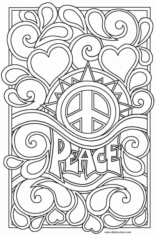 Cool Coloring Pages For Teenage Girls - Coloring Home