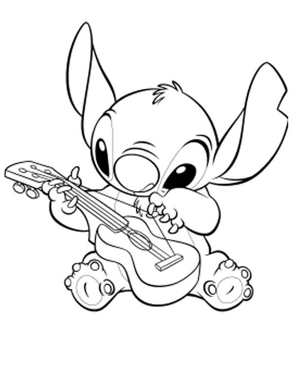13 Pics Of Cute Baby Stitch Coloring Pages - Lilo And Stitch