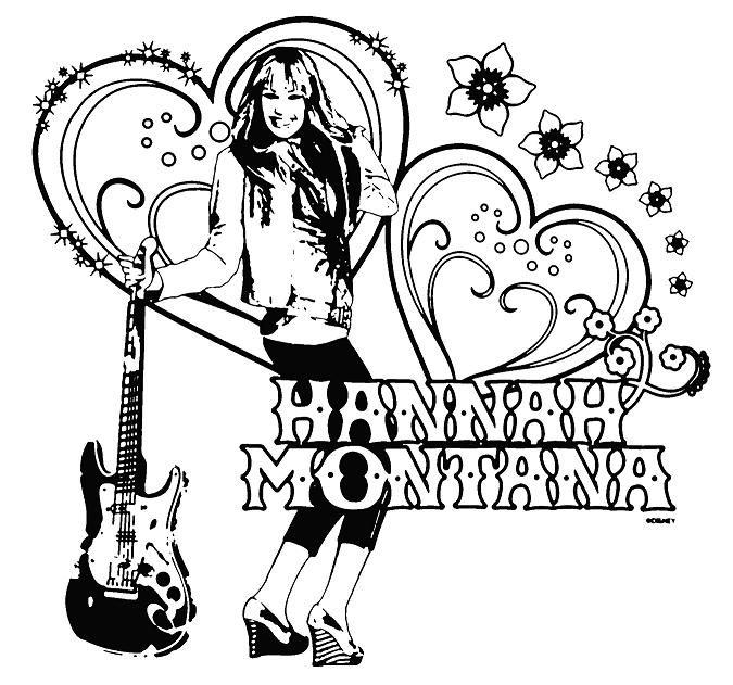 Free Printable Disney Coloring Pages | Hannah Montana Coloring ...