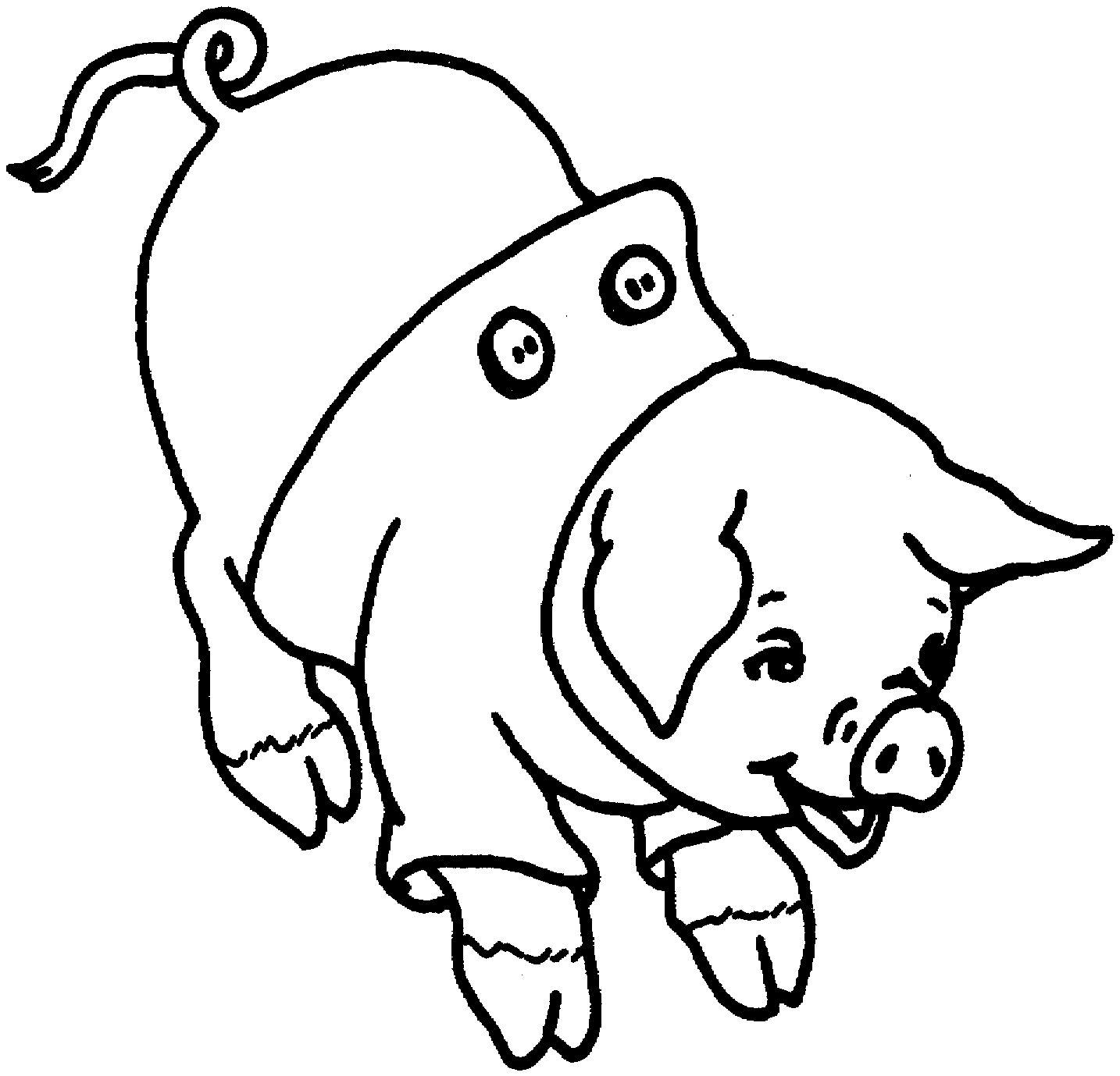 Printable Pig Coloring Pages | Coloring Me