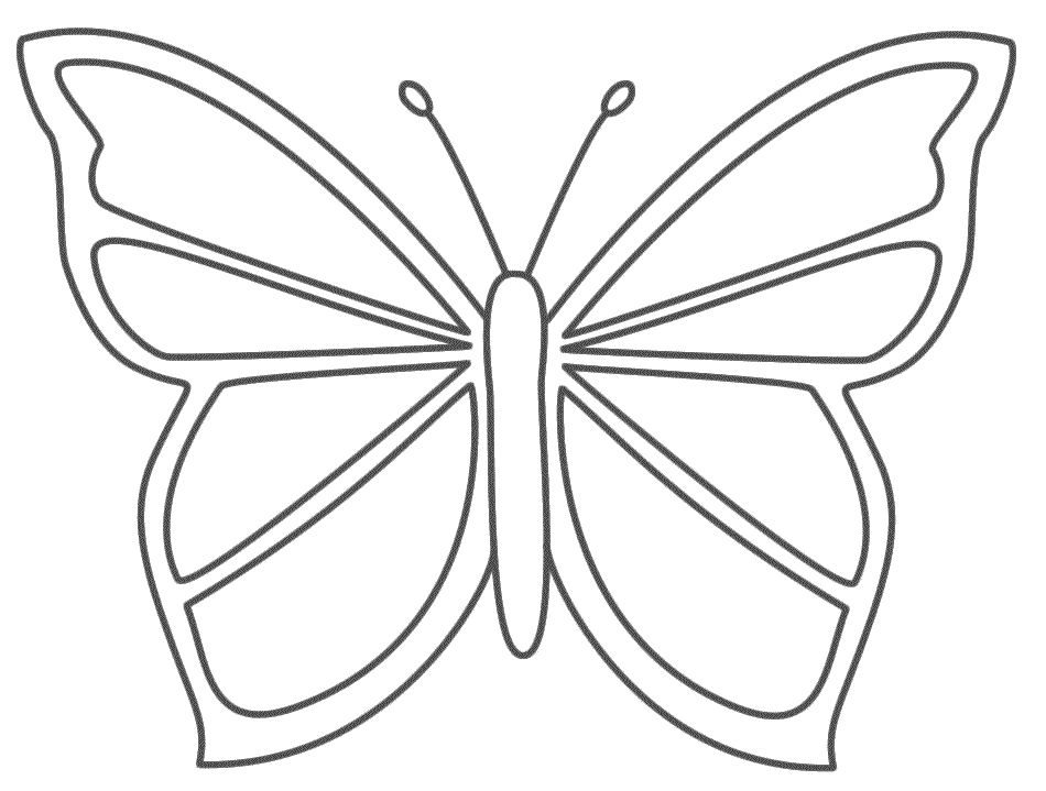 Butterfly Coloring Page Beautiful - Coloring pages
