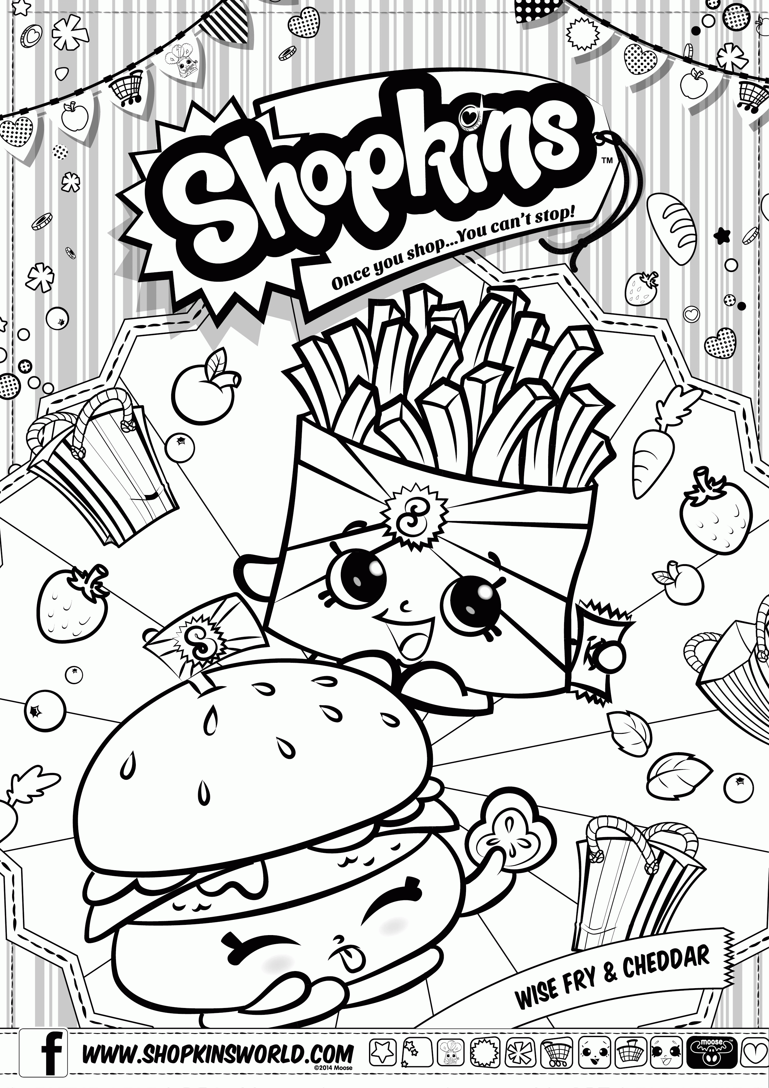 38 Printable Shopkins Coloring Pages To Print Coloring Pages For Kids