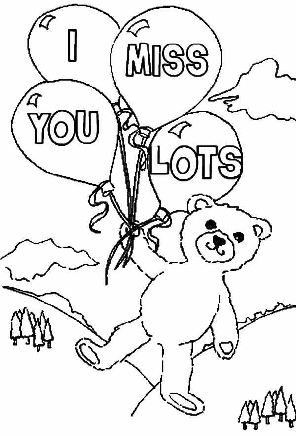 We Will Miss You Coloring Pages Coloring Home