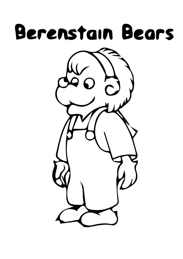 Free Printable Berenstain-bears Coloring Pages, Berenstain-bears Coloring  Pictures for Preschoolers, Kids | Parentune.com