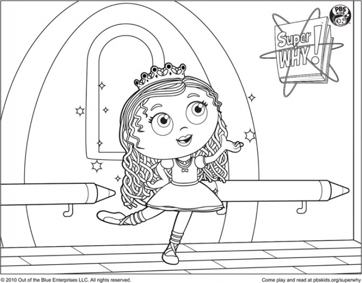 Super Why Coloring Page - Coloring