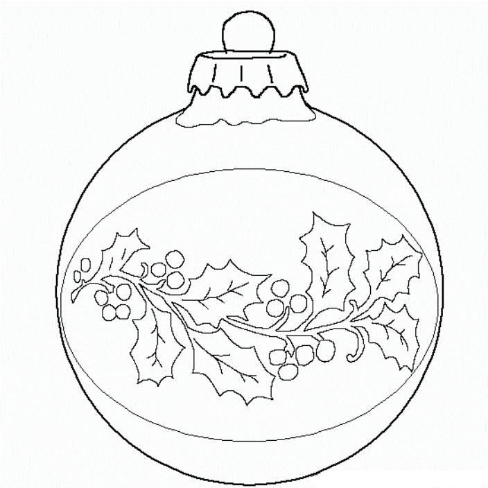 20 Christmas Ornaments Coloring Sheets - Pa-g.co