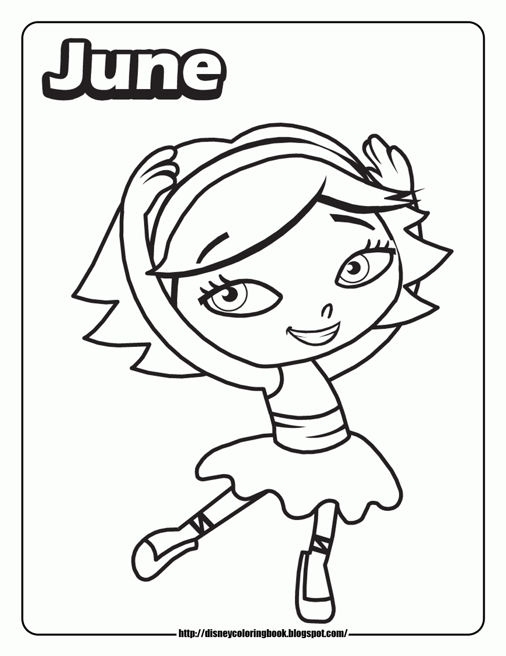 Annie Little Einsteins Coloring Pages - Coloring Pages For All Ages