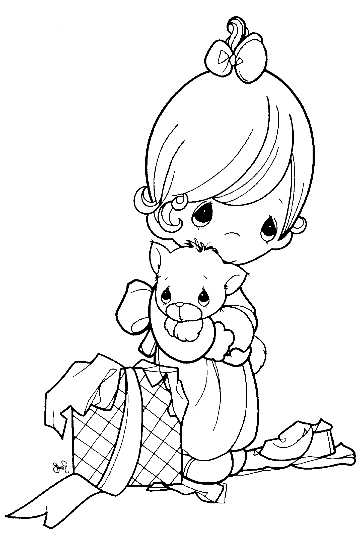 Precious Moments Christian Coloring Pages Coloring Home