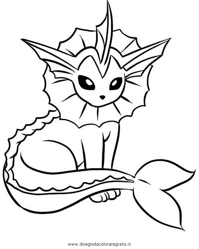 Vaporeon coloring pages | www.veupropia.org