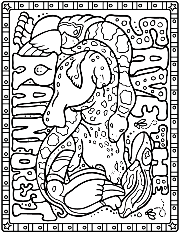 Jungle Coloring Pages (32) - Coloring Kids
