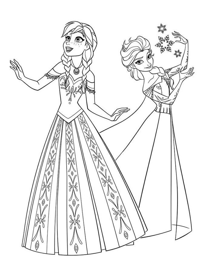 Disney Frozen coloring pages to print for kids | Great Coloring Pages